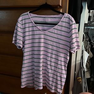 Talbots pink tee shirt